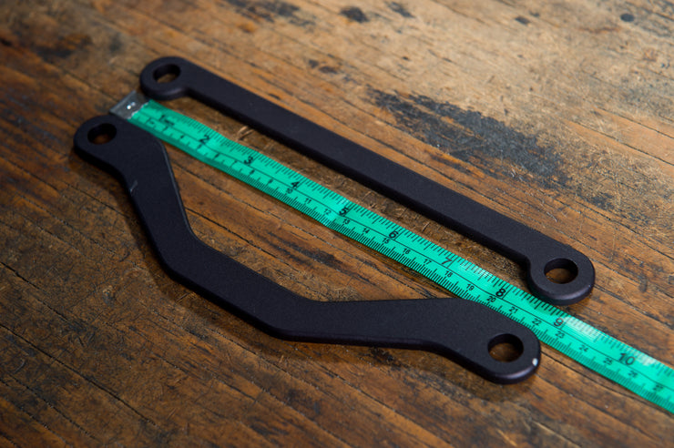 Flexx Handlebar short Crossbars, both damper and straight measure approx. 9" end to end. 